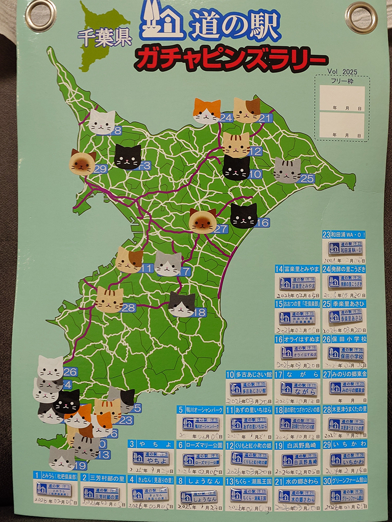 2025年度 千葉版 ガチャピンズラリー達成者
