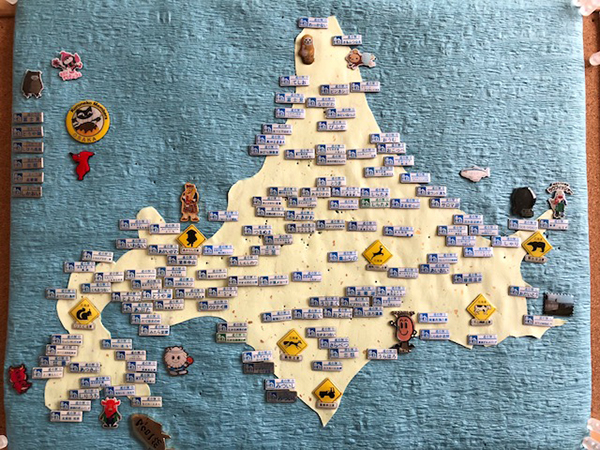 2018年度 121駅 ガチャピンズラリー達成者