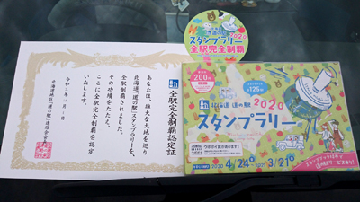 2020年度 127駅 ガチャピンズラリー達成者