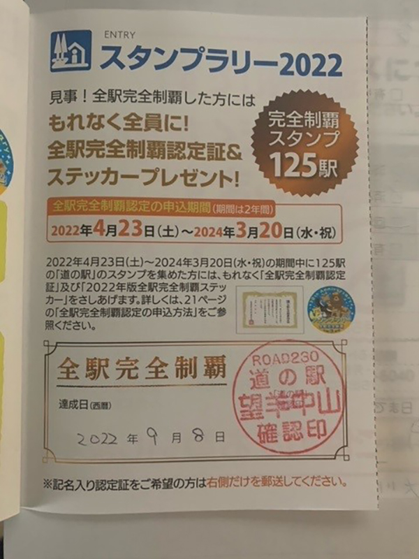 2022年度 北海道版 ガチャピンズラリー達成者
