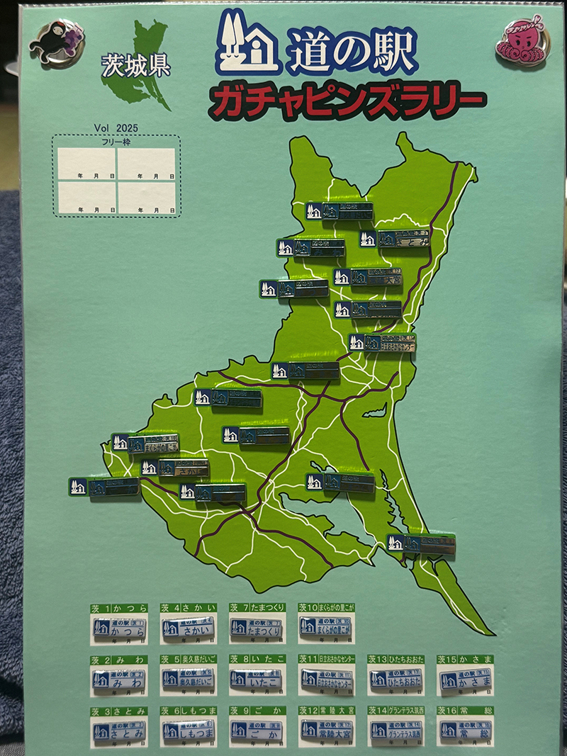 2025年度 茨城版 ガチャピンズラリー達成者
