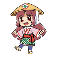 アカシヤ物産のピンズ/道の駅 あかいがわ 限定【あかりん（昔の農作業着）】