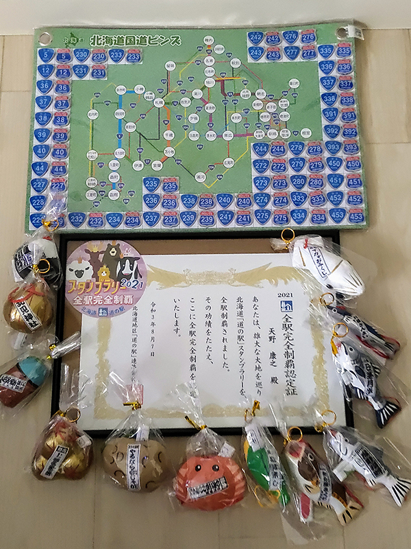 北海道国道ピンズ達成者